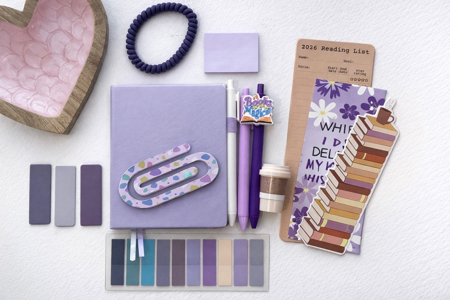 💜 Purple Bookish Stationery Bundle