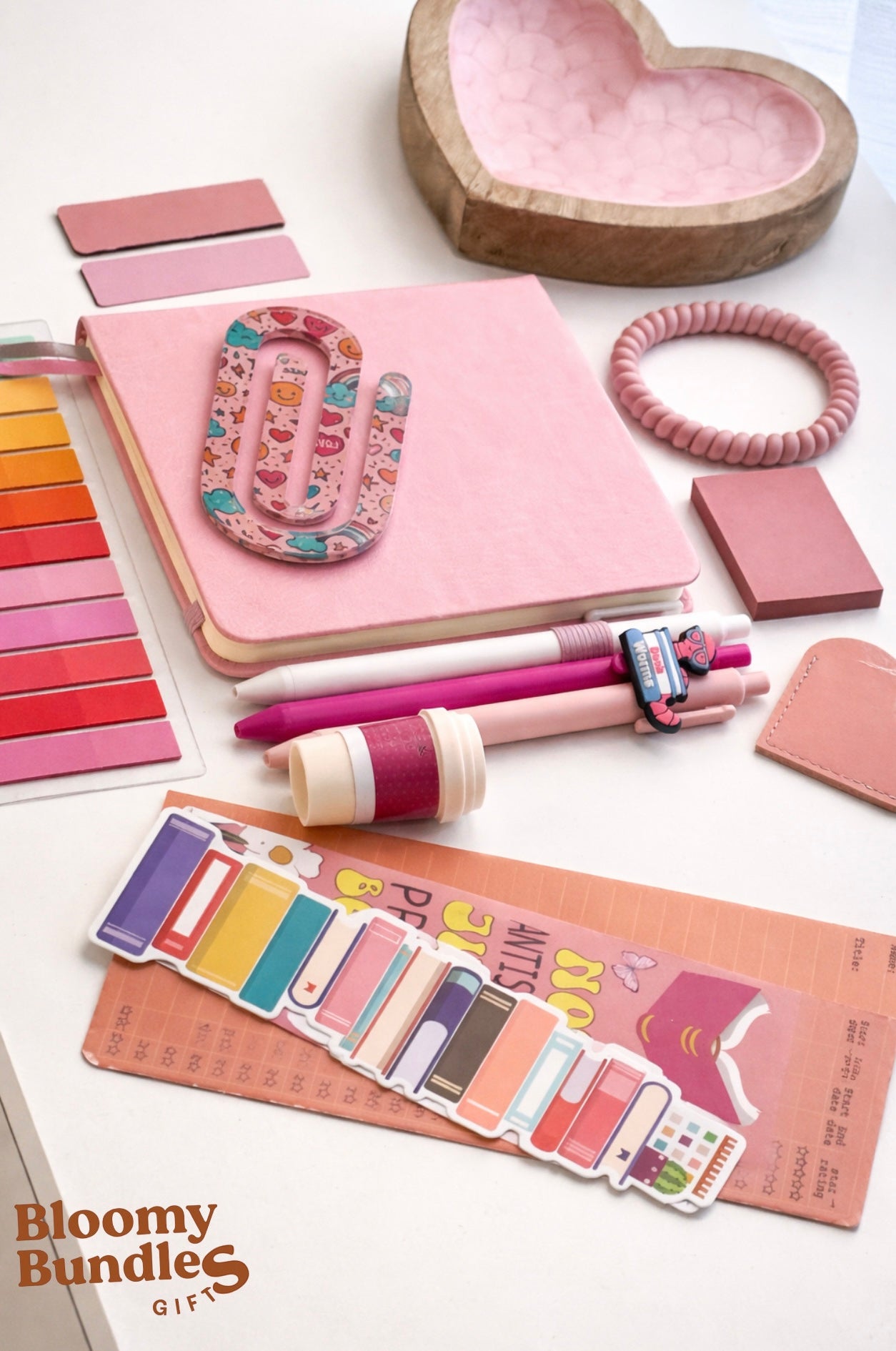 💗Pink Bookish Stationery Bundles