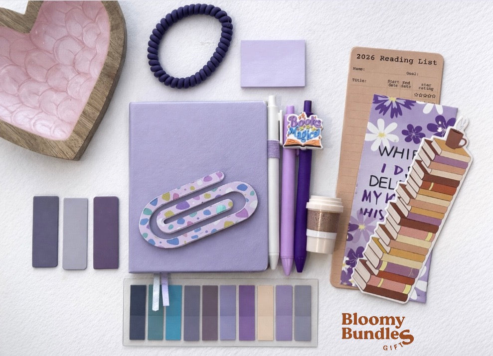 💜 Purple Bookish Stationery Bundle